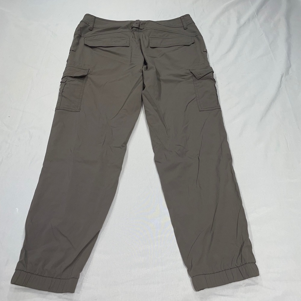 Prana Women 8 Gray Brown Cargo Jogger Pants Hiking Outdoor Stretch Lightweight - Picture 7 of 8